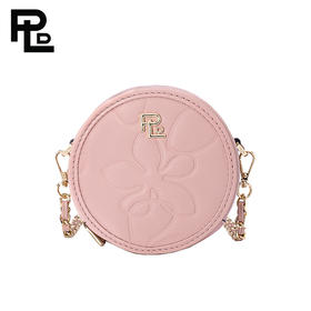 保兰德PLD东方雅奢兰花系列口红包迷你小圆包头层牛皮中国包