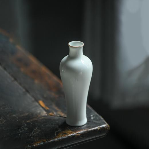 抱翁堂 青白釉观音尊/瓶 陶瓷花瓶 手工花器家用摆件 商品图0