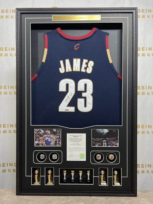 收藏系列 詹姆斯 骑士队23号蓝色 亲笔签名球衣 商品图1
