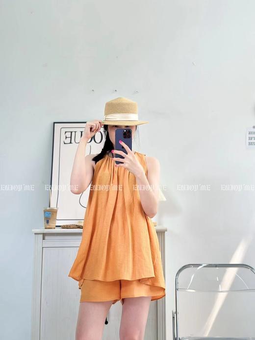 【门店同款】2023年夏季慵懒削肩短裤套装 153346791 商品图8