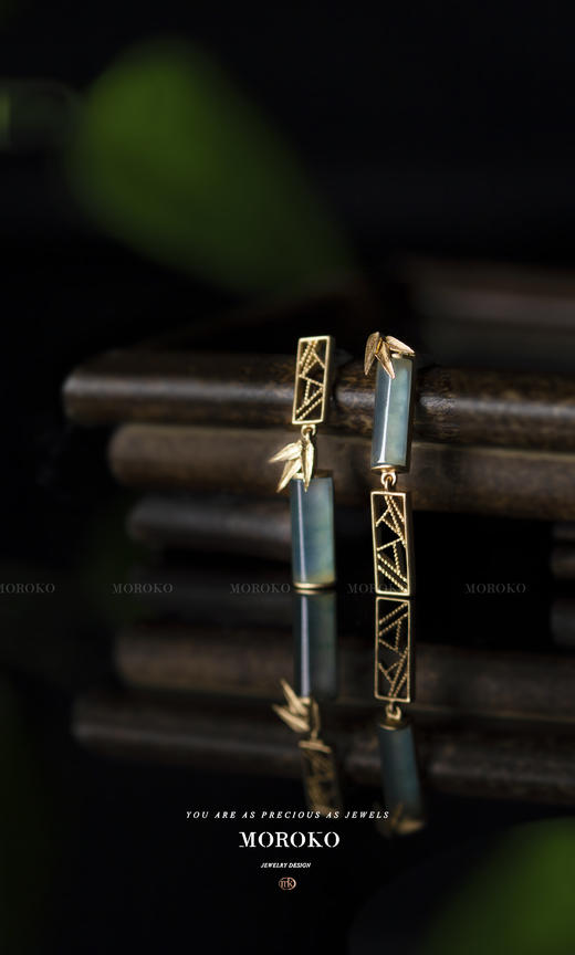 采竹|耳钉 商品图0