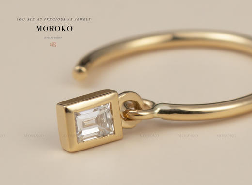 跳舞的钻石|耳钉 商品图2