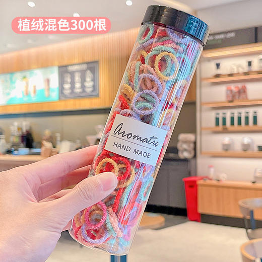 【500根舒适不伤发】宝宝发圈儿童皮筋不伤发扎头发小号发绳婴儿彩色头绳发饰高弹耐用 商品图12