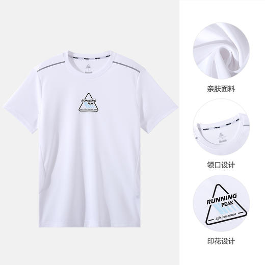 匹克夏季跑步系列时尚运动休闲T恤DF632075 商品图2
