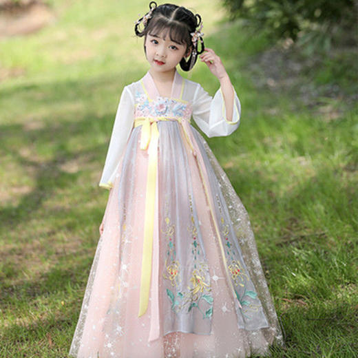 【轻奢可爱 中国风】儿童汉服集合 新款洋气中国风改良盘扣 宝宝 汉服 商品图10