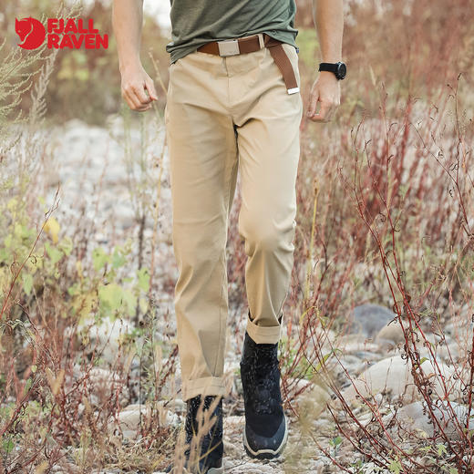 北极狐男士户外露营休闲弹力长裤舒适耐磨简洁 02232141 商品图0