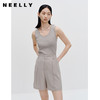 NEELLY纳俪商场同款气质高级灰无袖背心女时尚百搭修身小上衣外穿N23071A01005 商品缩略图0