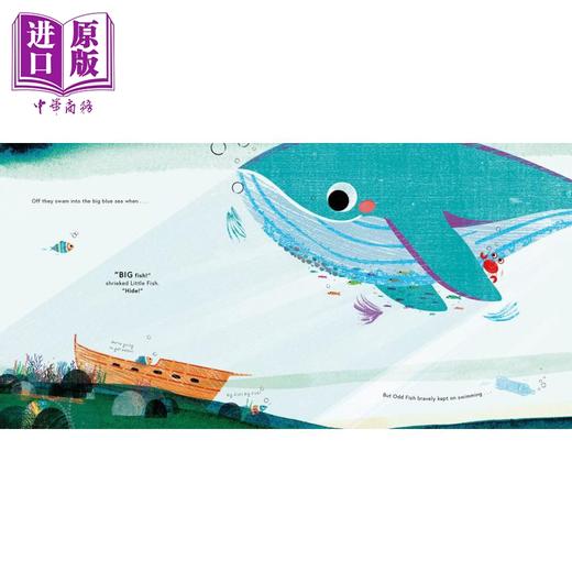 【中商原版】The Odd Fish 奇怪的鱼 英文原版 进口图书 儿童绘本 故事图画书 亲子童书 精品绘本 自然环保主题 爱护环境读物 商品图3