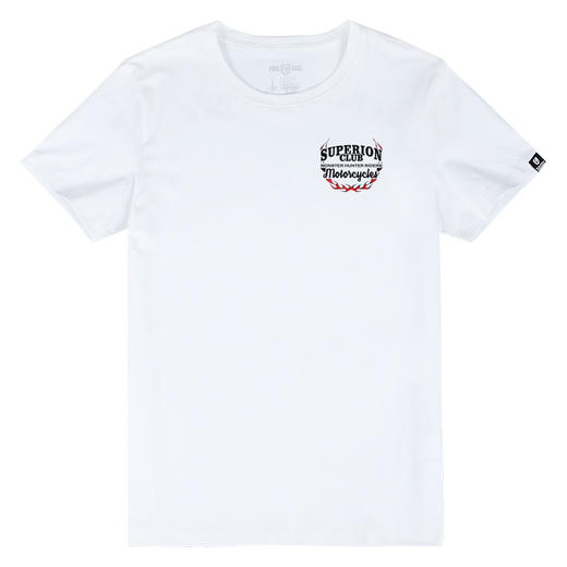 自由基地夏季新款硬派机车摩托美式街头风印花男士短袖T恤衫打底 NMT-2012 商品图3