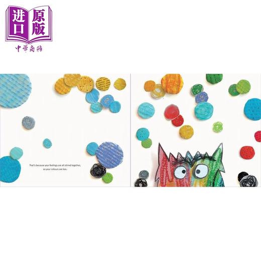 【中商原版】Anna Llenas:The Colour Monster Pop-Up立体书 情绪小怪兽 有颜色的小怪兽 英文原版进口儿童绘本图画书 精装 商品图4