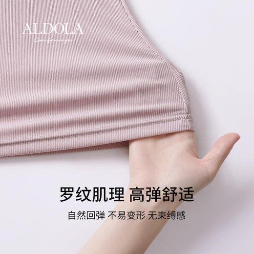 雅黛丽睡裙女夏季薄款吊带裙简约纯色睡衣家居服中长款女裙子2023 商品图2