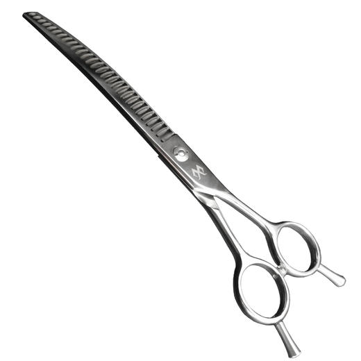 KISI骑士75寸弯鱼骨剪BHL7528宠物美容剪刀泰迪比熊萌系打薄精修补坑 商品图4