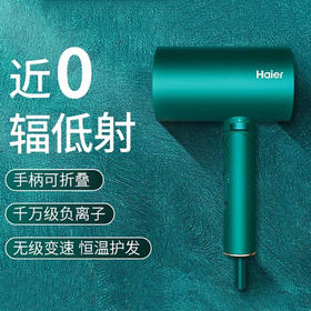 海尔（Haier）家用负离子电吹风机大功率速干恒温护发 HCE1-1818