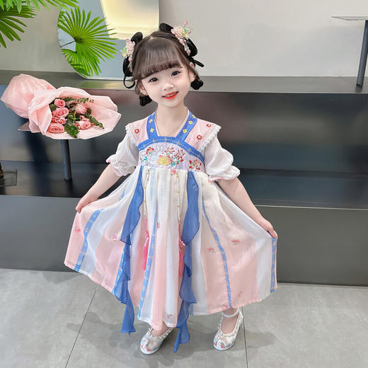 【轻奢可爱 中国风】儿童汉服集合 新款洋气中国风改良盘扣 宝宝 汉服 商品图14