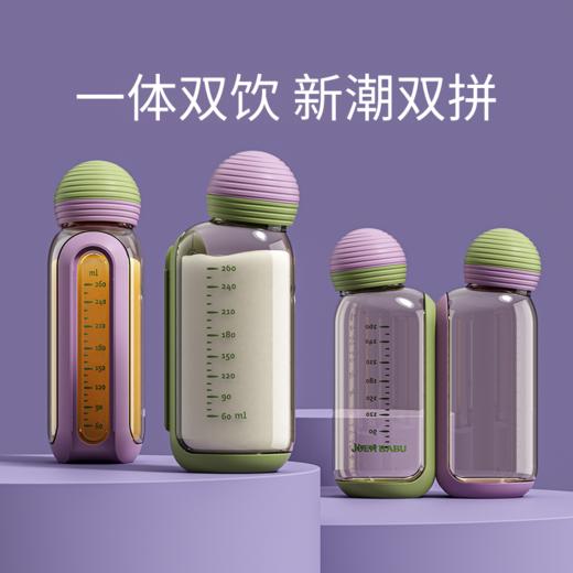 小袋鼠巴布双饮抱抱杯PPSU亲子儿童水杯情侣闺蜜直饮杯 商品图3