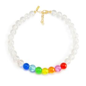 北京仓｜La môme bijou-Bubble Tea-彩色珠 项链［法国设计师］