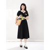 鹿向南《怦然心动》法式娃娃领收腰显瘦连衣裙女新款短袖裙子LXN29603 商品缩略图0