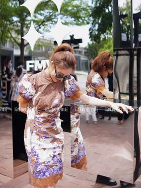【门店同款】2023年夏季时尚印花连衣裙 151893694