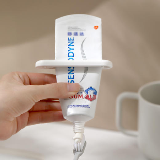 FaSoLa 挤牙膏器牙膏夹子洗面奶护手霜挤压器家用手动挤牙膏卷压器 商品图10