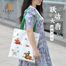 西安博物院文创跃动大唐国风布包