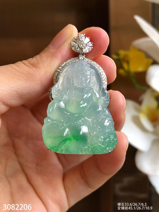 3082206，观音吊坠。具体价格微信咨询 商品图0