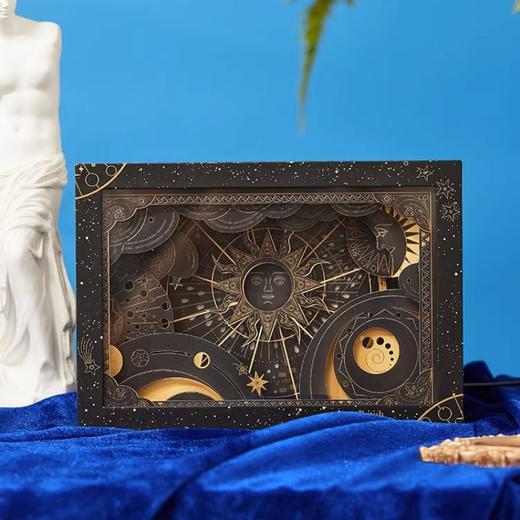 大英博物馆欧洲文化艺术系列 星空分层纸雕灯氛围灯小夜灯摆件 商品图3