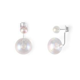 北京仓｜La môme bijou-2 Bulles-泡泡耳环 中号 银色［法国设计师］