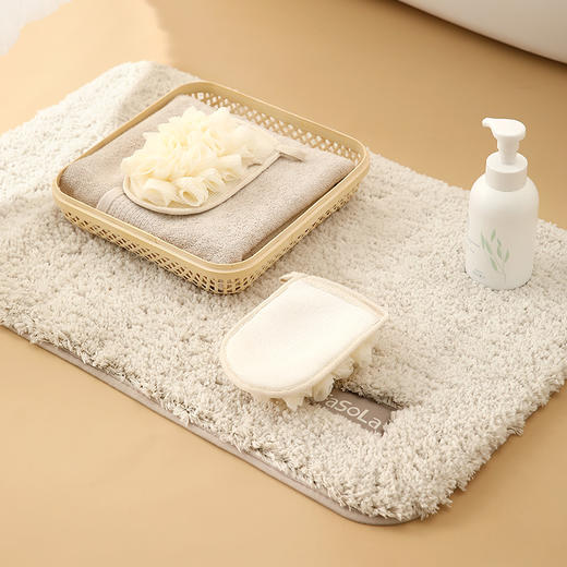 FaSoLa 搓澡手套搓澡巾粗砂搓背巾男女洗澡洗浴家用后背搓泥搓灰浴球 商品图9