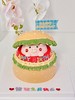 汉堡猪猪蛋糕(红色色素偏重)-低糖处理无添加 商品缩略图0