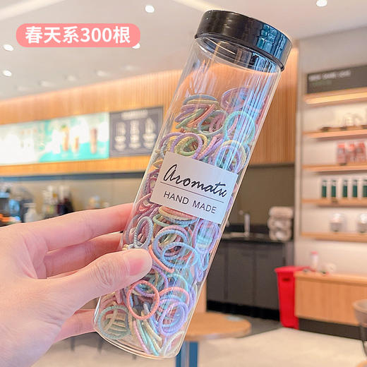 【500根舒适不伤发】宝宝发圈儿童皮筋不伤发扎头发小号发绳婴儿彩色头绳发饰高弹耐用 商品图8