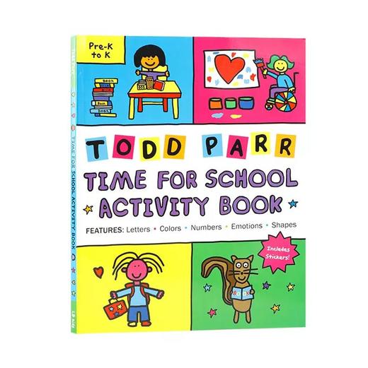 英文原版 Time for School Activity Book 上学时间活动册 商品图0