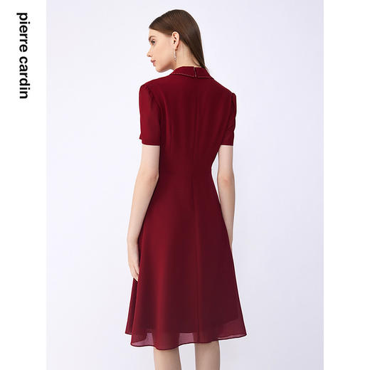 皮尔卡丹女装夏季新款通勤修身多色职业连衣裙C32DS022
 商品图2