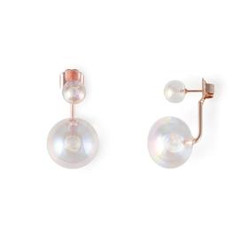 北京仓｜La môme bijou-2 Bulles-泡泡耳环 中号 玫瑰金色 ［法国设计师］