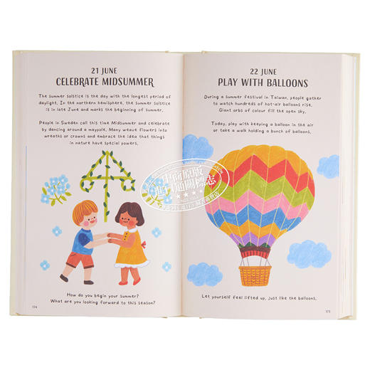 【中商原版】Annelies Draws 365天的幸福小事 365 Ways to Celebrate Every Day 儿童绘本图画书 英文原版 进口图书 商品图7