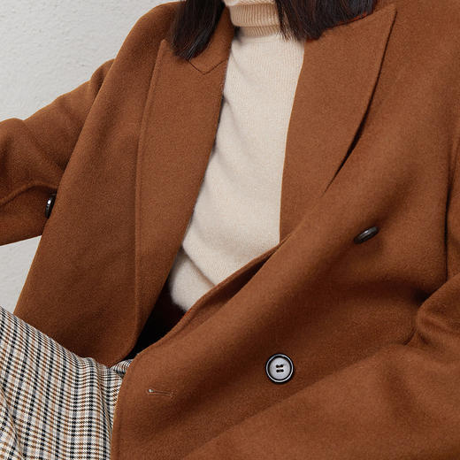 【商场同款】麦檬冬毛呢大衣5BA170651 商品图3