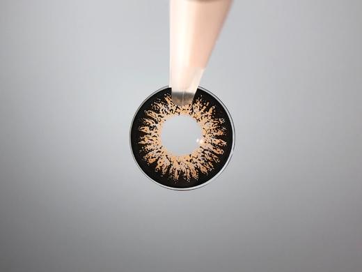 艾吉拉Loveiikira 荣耀金棕 半年抛 两片 14.5mm 参考着色 14.0mm 基弧 8.6 含水 38% 韩国进口 商品图4