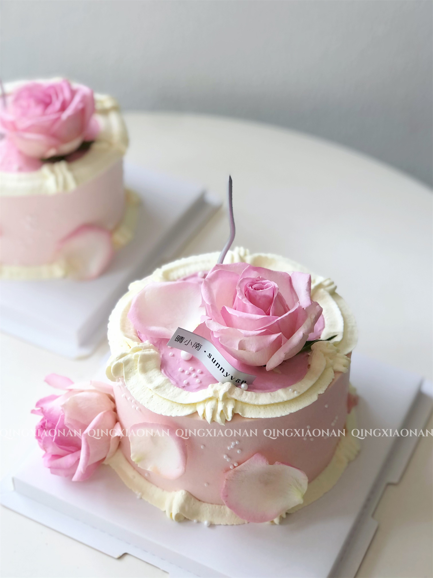 岁月美人鲜花蛋糕