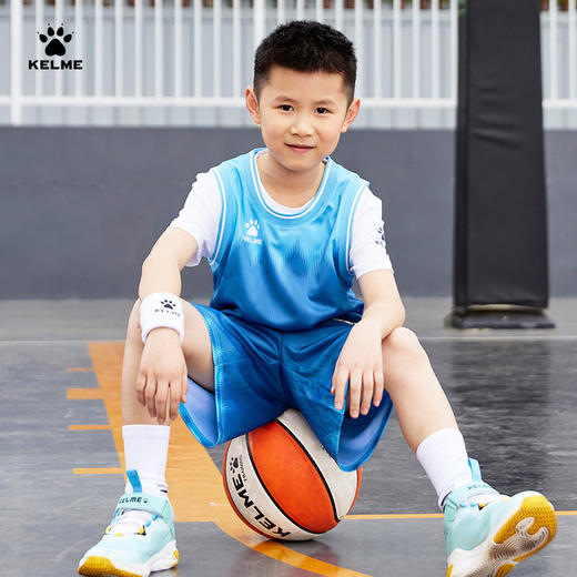 卡尔美篮球服运动套装男士专业比赛训练透气队服 商品图2