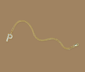 Pacharee - Mini pearl alphabet - 项链