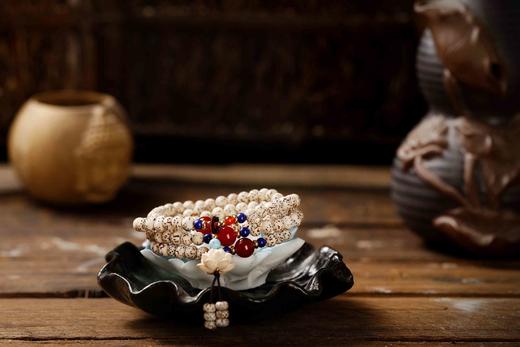 星月菩提➕黄杨木莲花吊坠5mm 商品图2