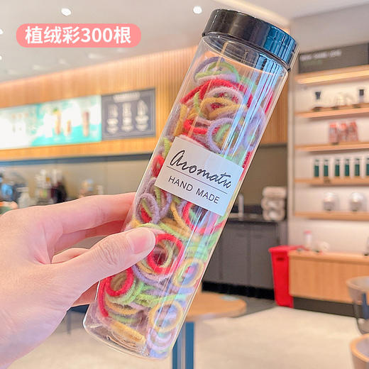 【500根舒适不伤发】宝宝发圈儿童皮筋不伤发扎头发小号发绳婴儿彩色头绳发饰高弹耐用 商品图5