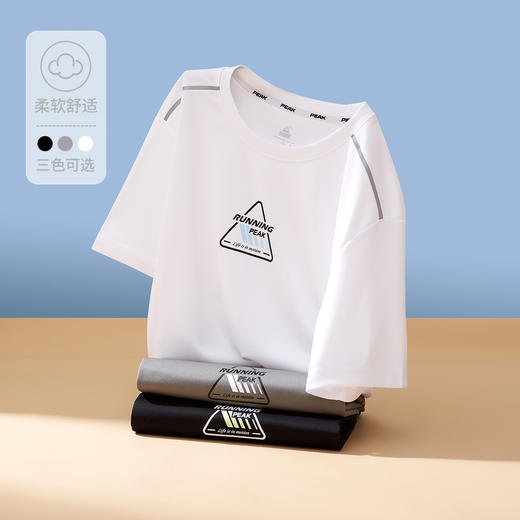 匹克夏季跑步系列时尚运动休闲T恤DF632075 商品图1