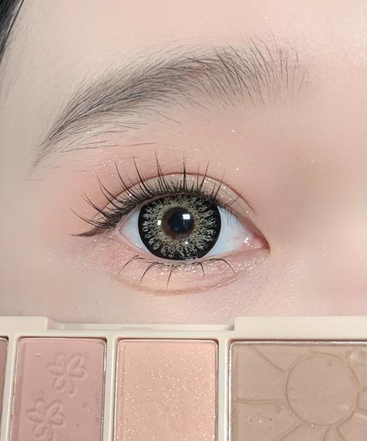 艾吉拉Loveiikira 荣耀青灰 半年抛 两片 14.5mm 参考着色 14.0mm 基弧 8.6 含水 38% 韩国进口 商品图2