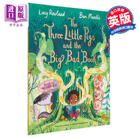 【中商原版】Ben Mantle 三只小猪的书 The Three Little Pigs and the Big Bad Book 儿童绘本 童话故事图画书 英文原版 进口