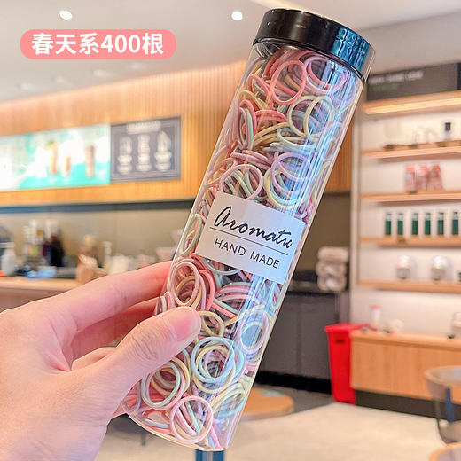 【500根舒适不伤发】宝宝发圈儿童皮筋不伤发扎头发小号发绳婴儿彩色头绳发饰高弹耐用 商品图6