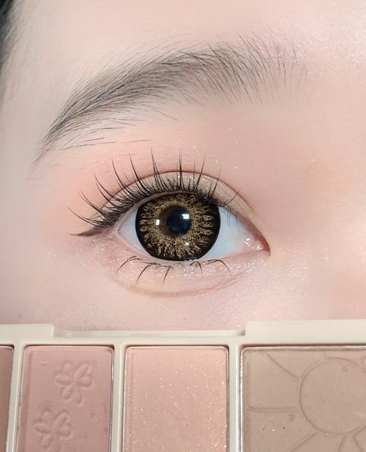 艾吉拉Loveiikira 荣耀金棕 半年抛 两片 14.5mm 参考着色 14.0mm 基弧 8.6 含水 38% 韩国进口 商品图2