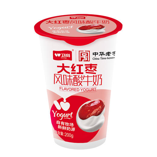 200g新鲜杯大红枣酸牛奶 商品图0