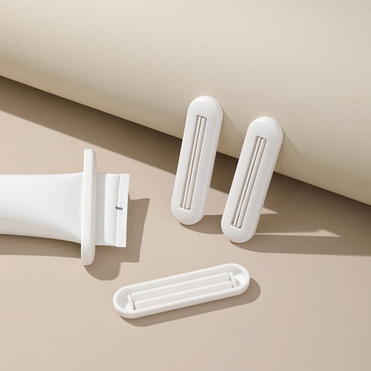 FaSoLa 挤牙膏器牙膏夹子洗面奶护手霜挤压器家用手动挤牙膏卷压器 商品图2