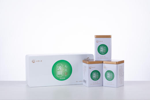 五峰汲明牌五峰毛尖系列-典藏48g*3罐*2条 礼盒装 商品图0