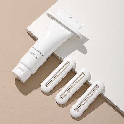 FaSoLa 挤牙膏器牙膏夹子洗面奶护手霜挤压器家用手动挤牙膏卷压器 商品图6